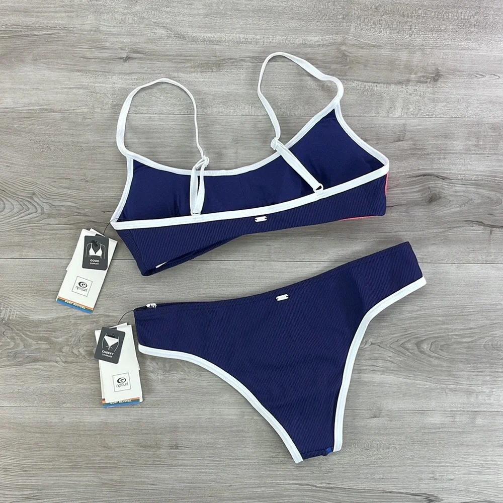 ☀️RIP CURL☀️ SAYULITA STRIPE CROP
SAYULITA STRIPE CHEEKY BIKINI SET - Picture 11 of 13
